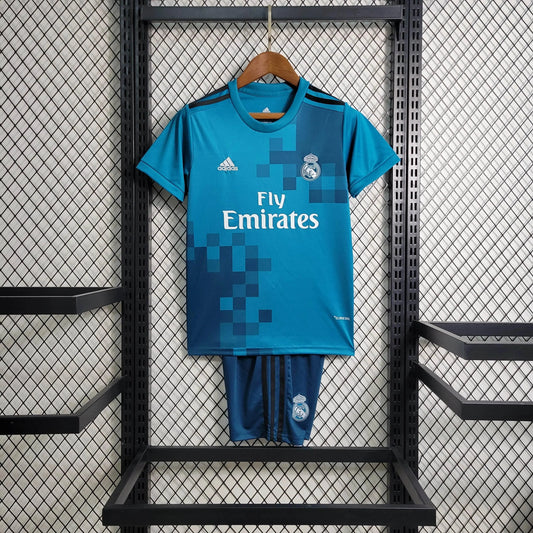 Kit Criança Terceiro Real Madrid 2017/18