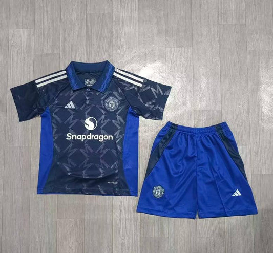 Kit Criança Secundária Manchester United 2024/25