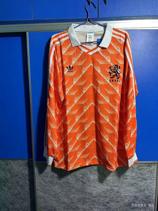 1988 Netherlands Long Sleeve Home Shirt