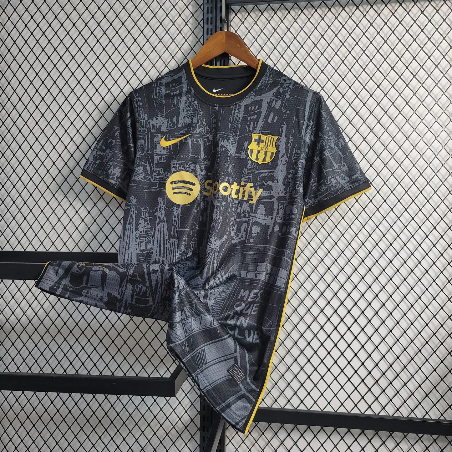 Maillot Barcelone Noir Or Édition Spéciale 2023/24 