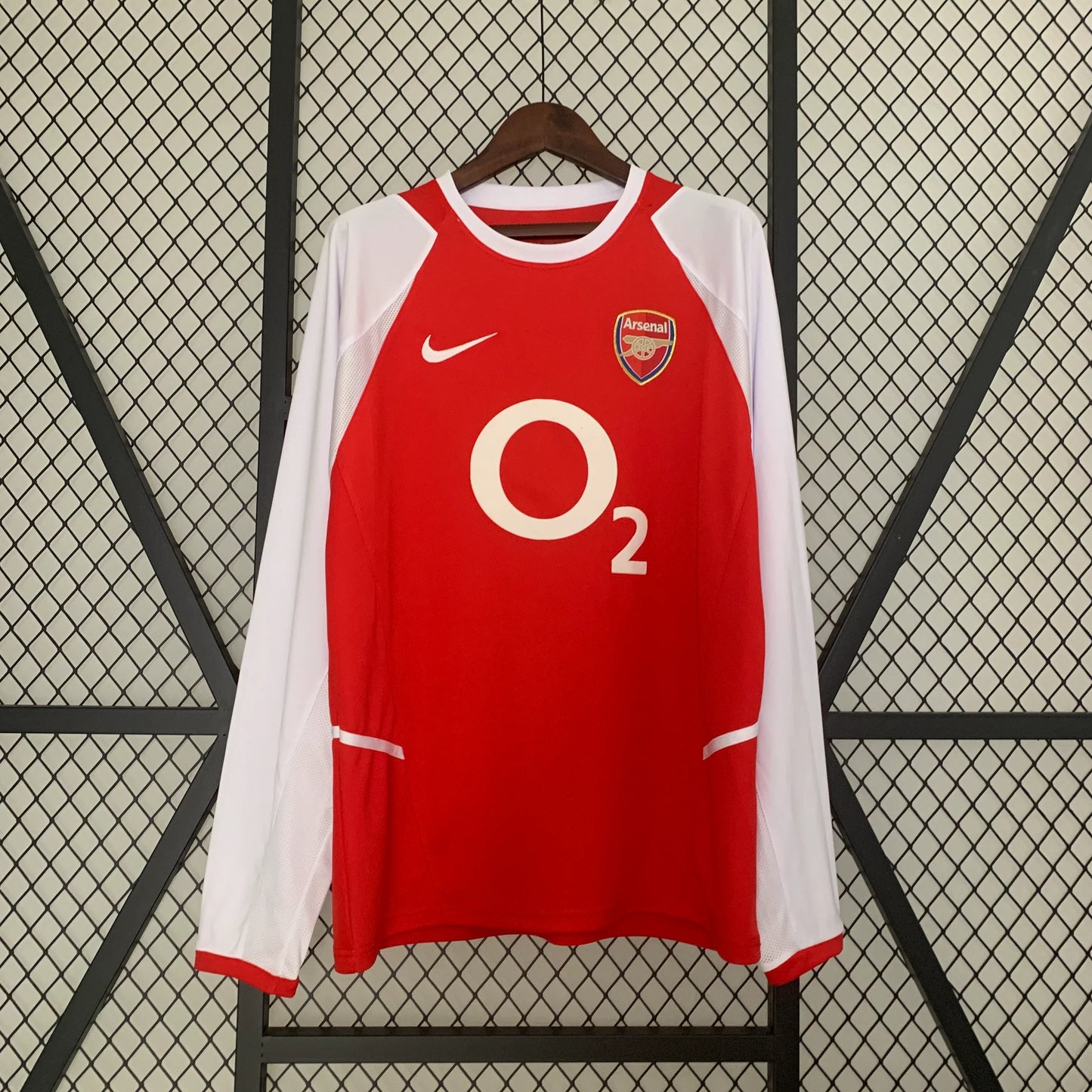 Camisola Principal Arsenal Manga Comprida 2002/04