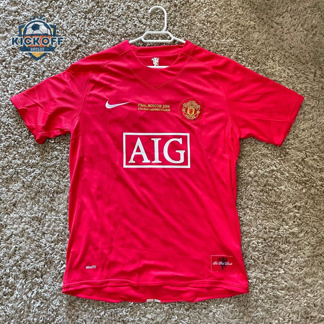 Camisola Principal Manchester United 2007/08