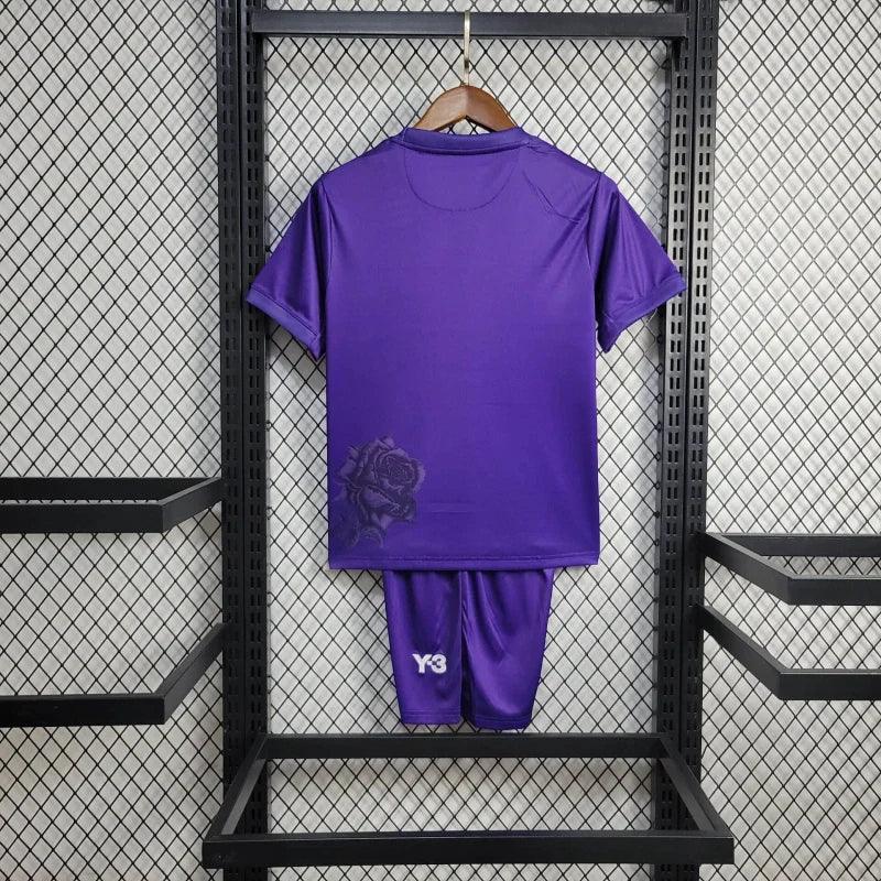 Kit Enfant Y3 Violet Real Madrid 2024/25 