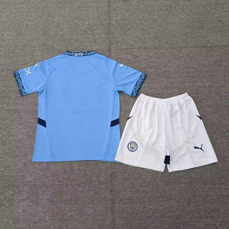 Kit Criança Principal Manchester City 2024/25