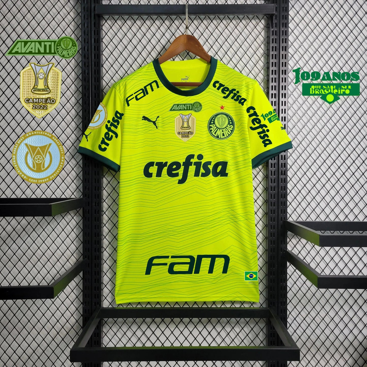 Maillot secondaire Palmeiras avec tous les sponsors 2023/24 