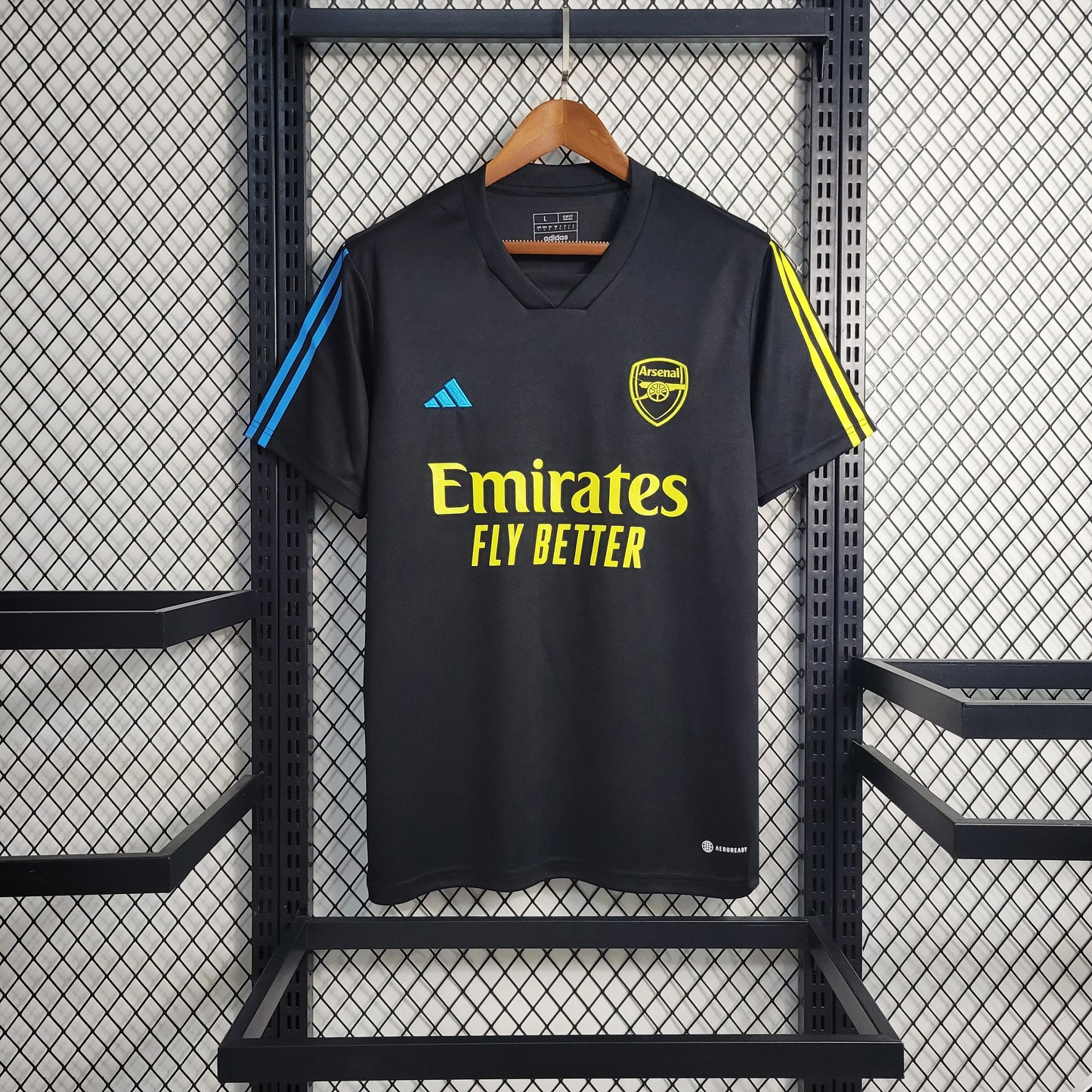 Maillot d'entraînement Arsenal Noir 2022 