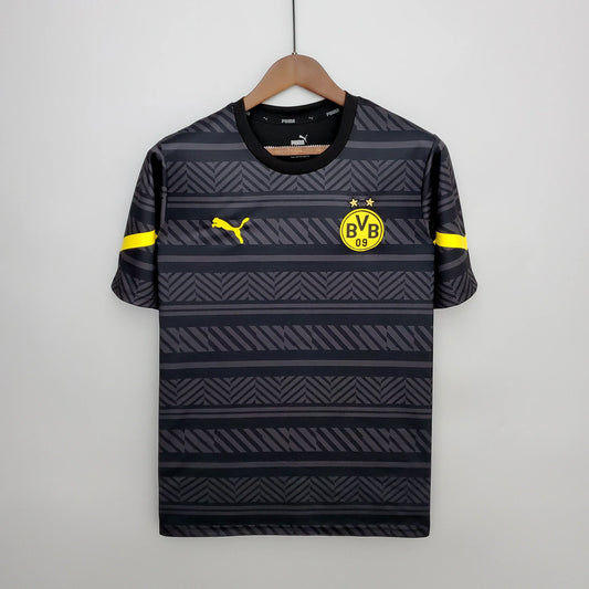 Maillot d'entraînement jaune d'avant-match Dortmund 2022/23 