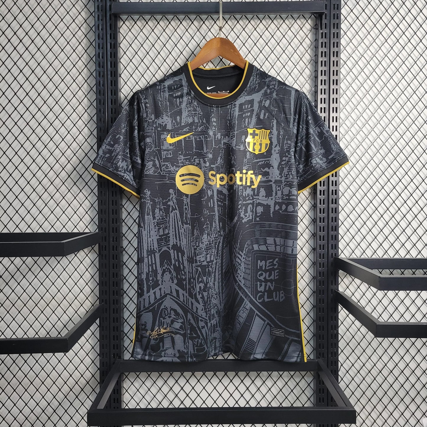 Maillot Barcelone Noir Or Édition Spéciale 2023/24 