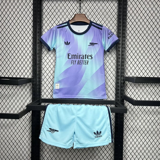 Terceiro Kit Criança Arsenal 2024/25