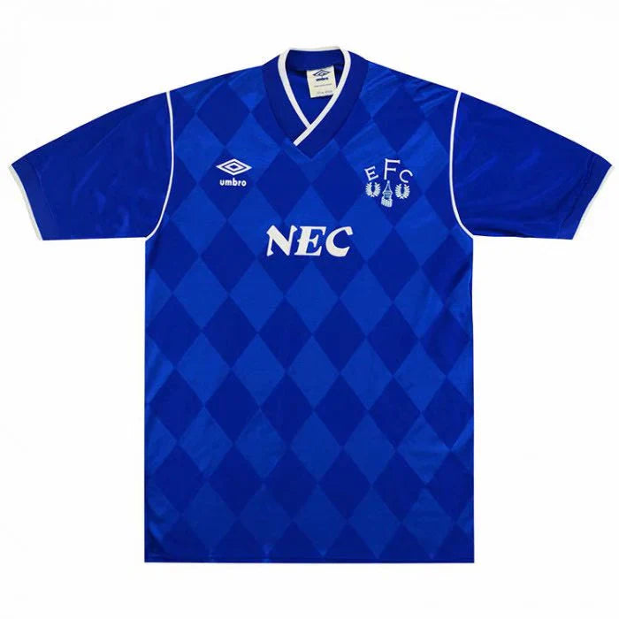 Everton 86/87 Maillot Domicile 