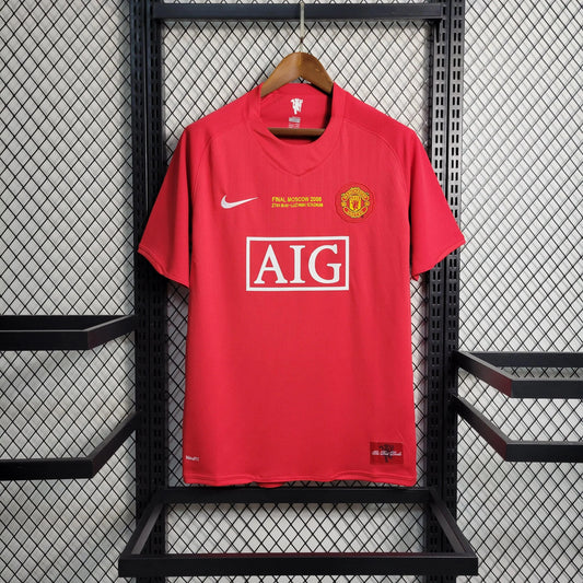 Camisola Principal Manchester United Final Champions 2007/08