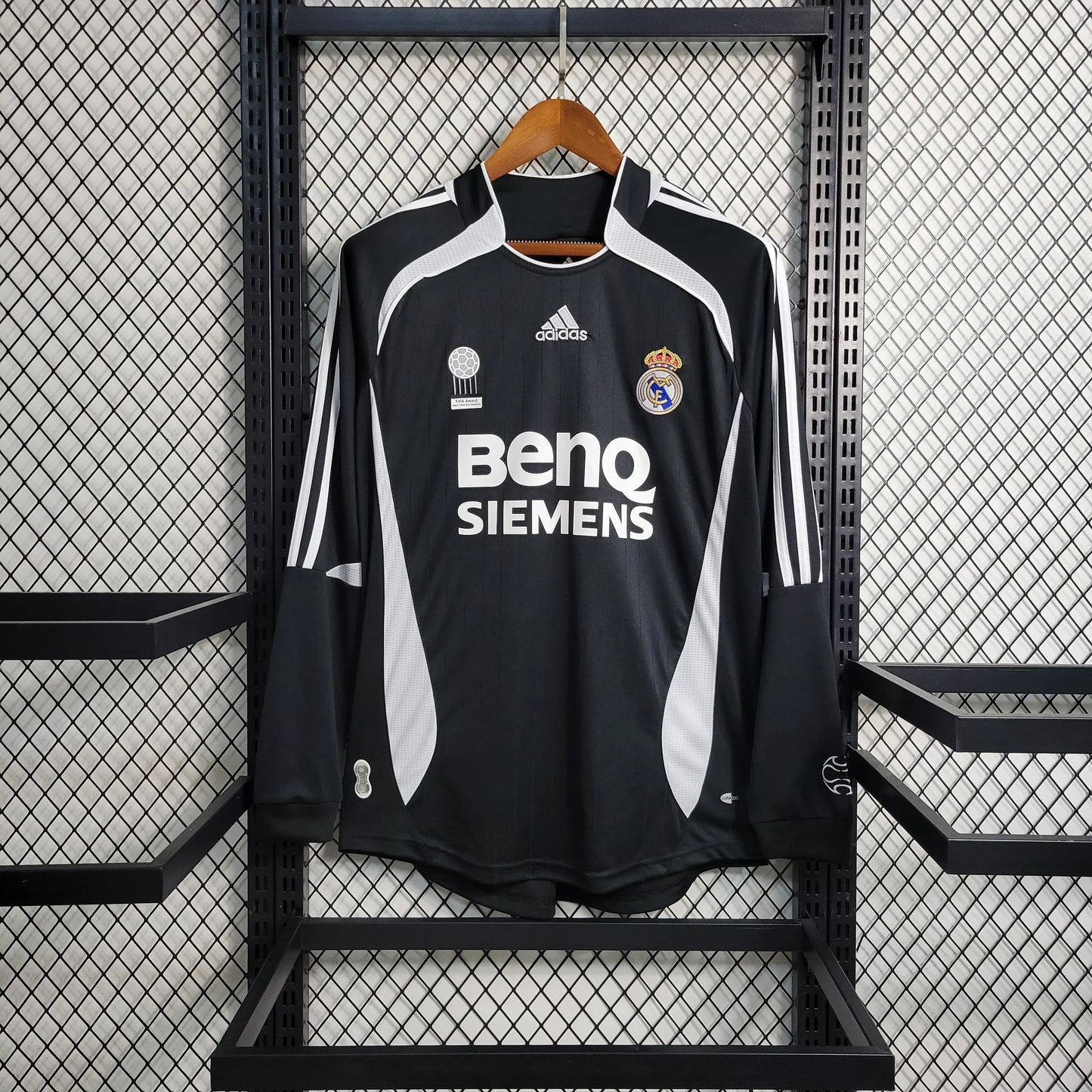 Camisola Secundária Real Madrid Manga Comprida 2006/07