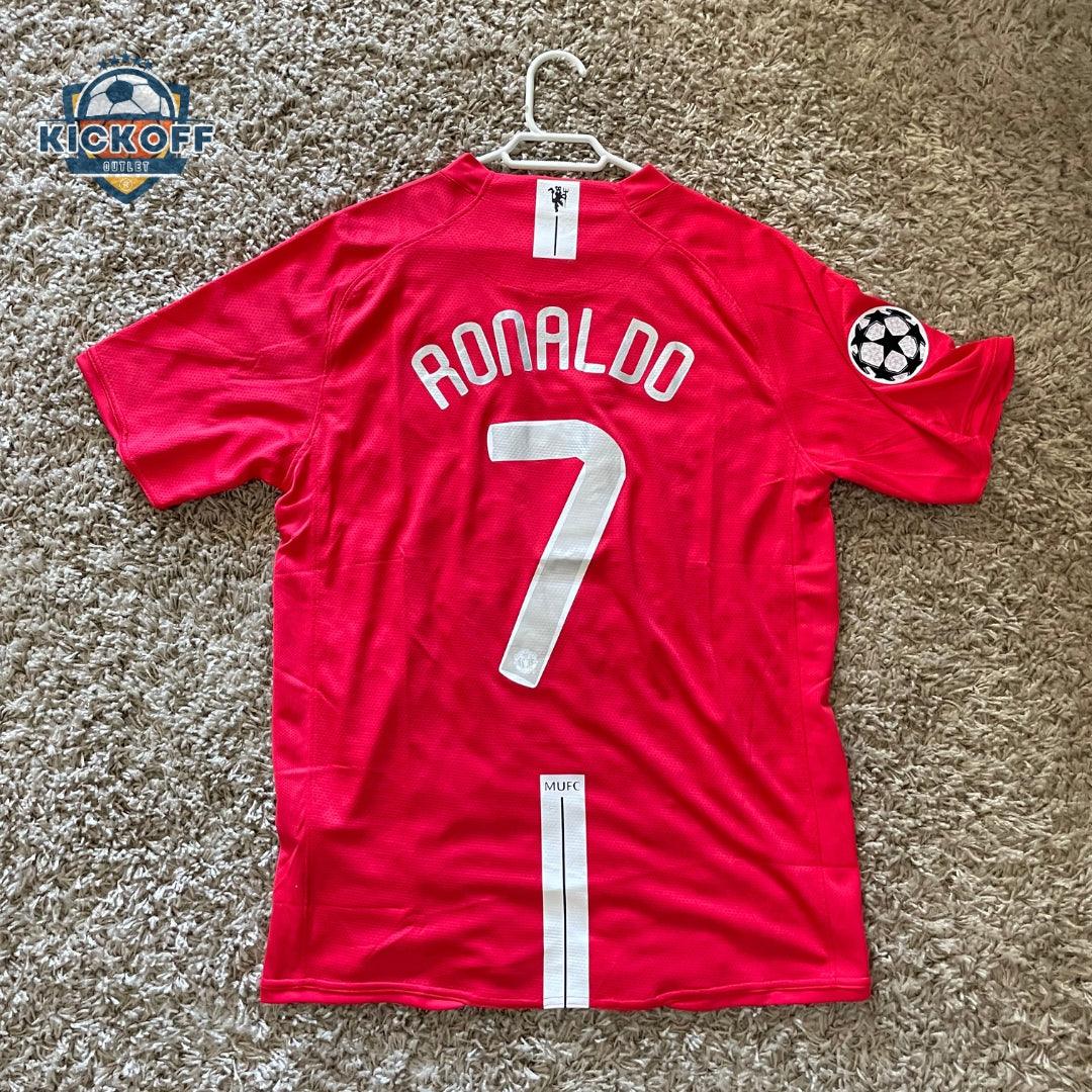 Camisola Principal Manchester United 2007/08