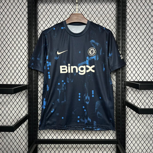 Camisola pré jogo Chelsea 2024/25 - azul