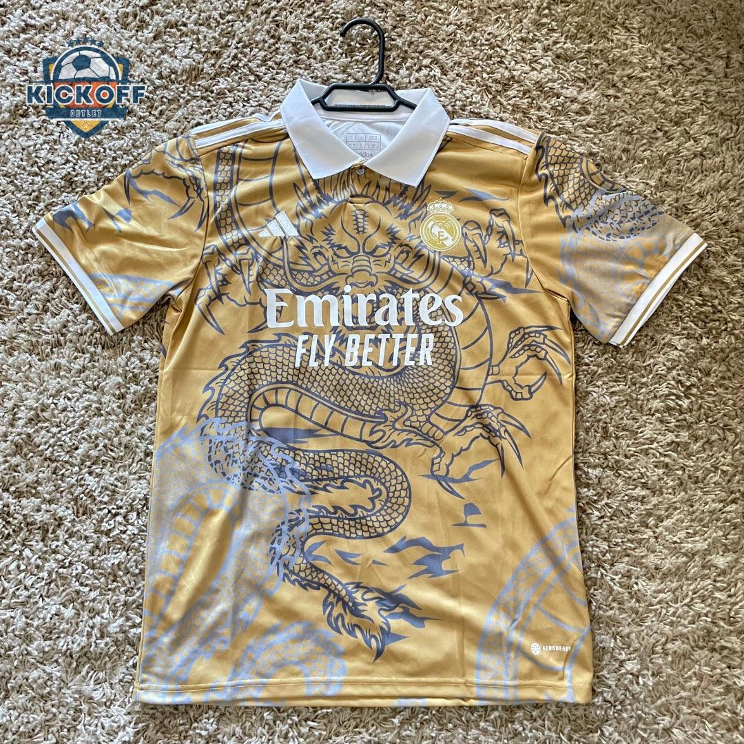 Camisola Real Madrid Yellow Special Edition Dragon 2023/24