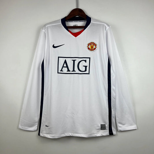 Camisola Secundária Manchester United Manga Comprida 2008/09