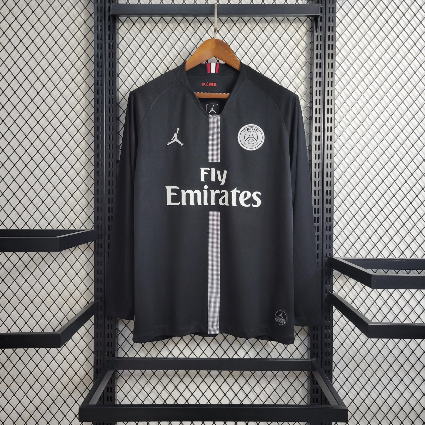 Camisola Principal Black PSG Manga Comprida 2018/19