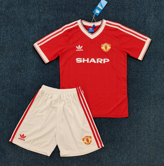 Kit Criança Principal Manchester United 1984