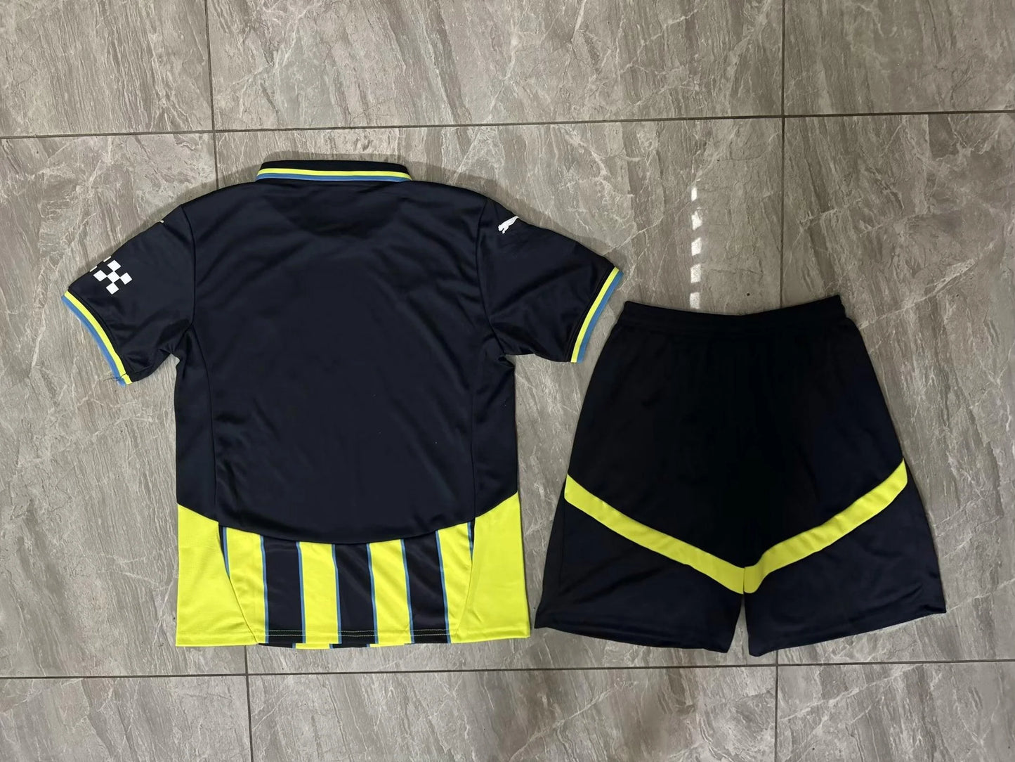 Kit Criança Secundária Manchester City 2024/25