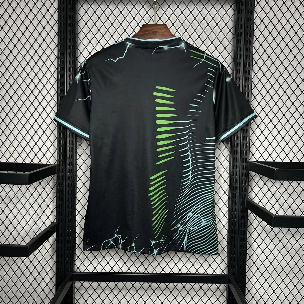 Camisola Special Edition Black and Green Real Madrid 2024/25