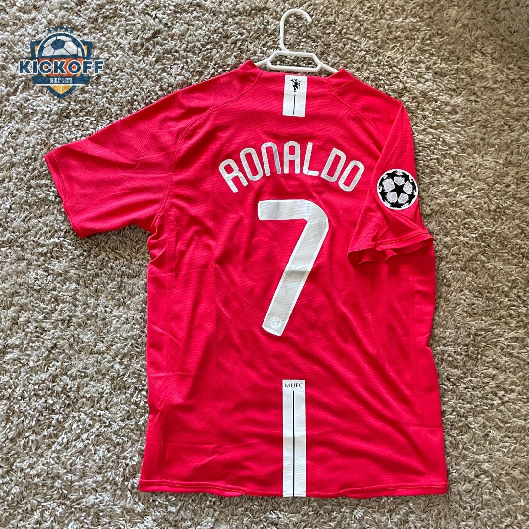 Camisola Principal Manchester United 2007/08