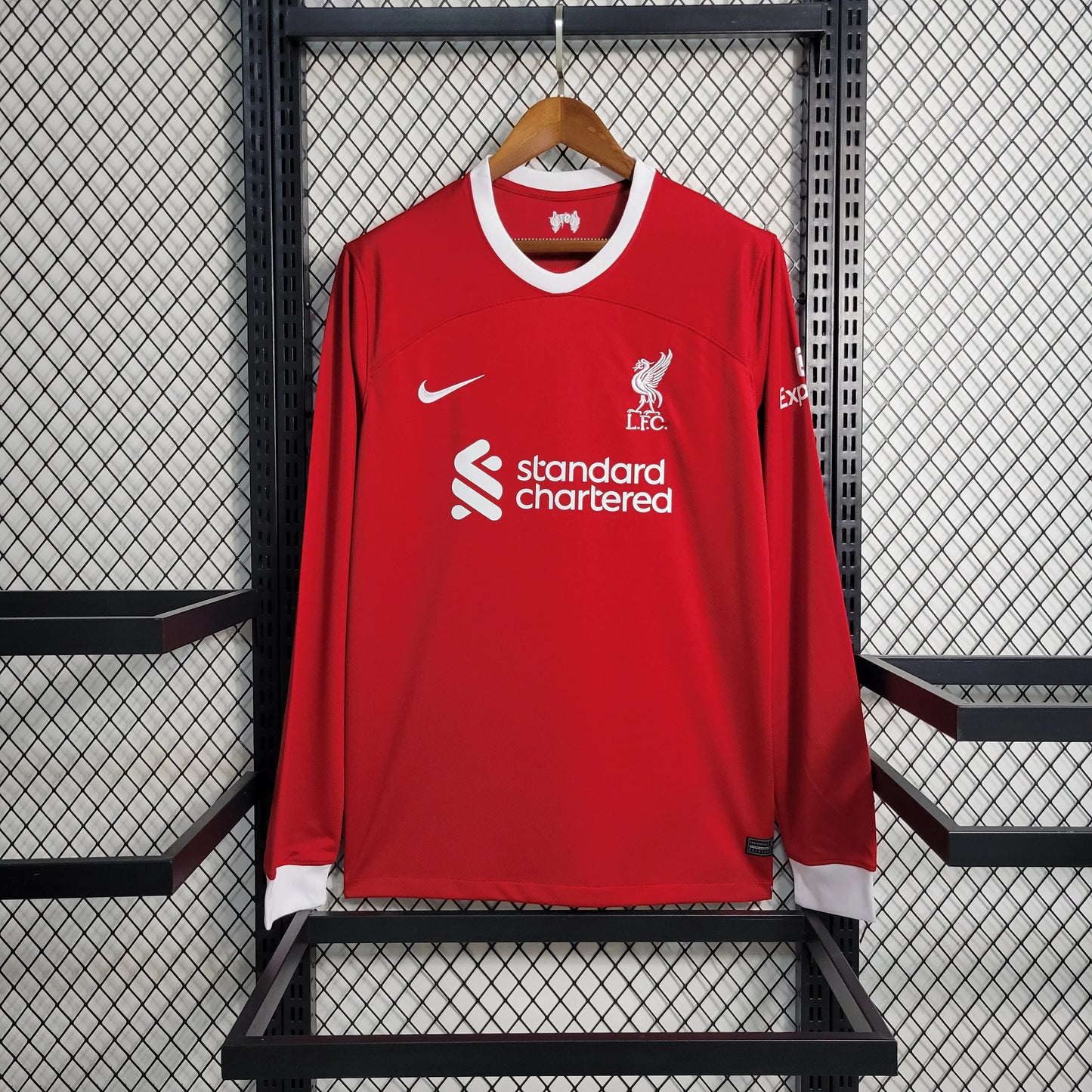 Liverpool 2023/24 Maillot Domicile Manches Longues 