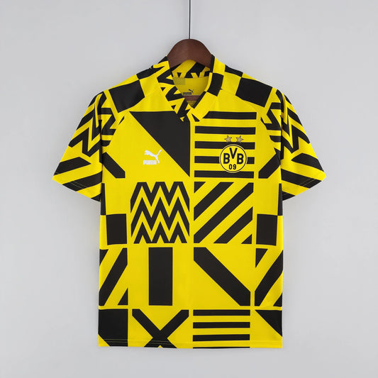 Maillot d'avant-match jaune Dortmund 2022/23 