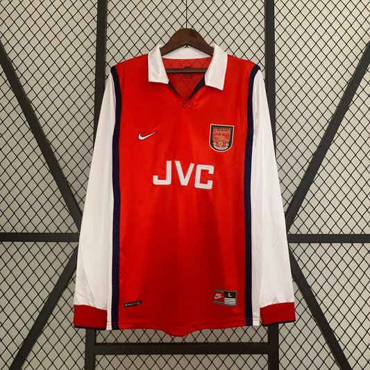 Camisola Principal Arsenal Manga Comprida 1998/99