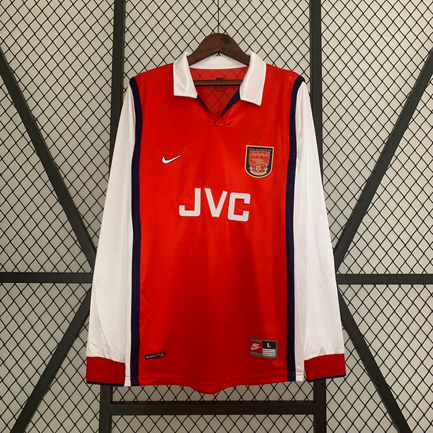 Arsenal Long Sleeve Home Shirt 1998/99