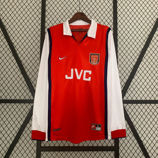 Camisola Principal Arsenal Manga Comprida 1998/99