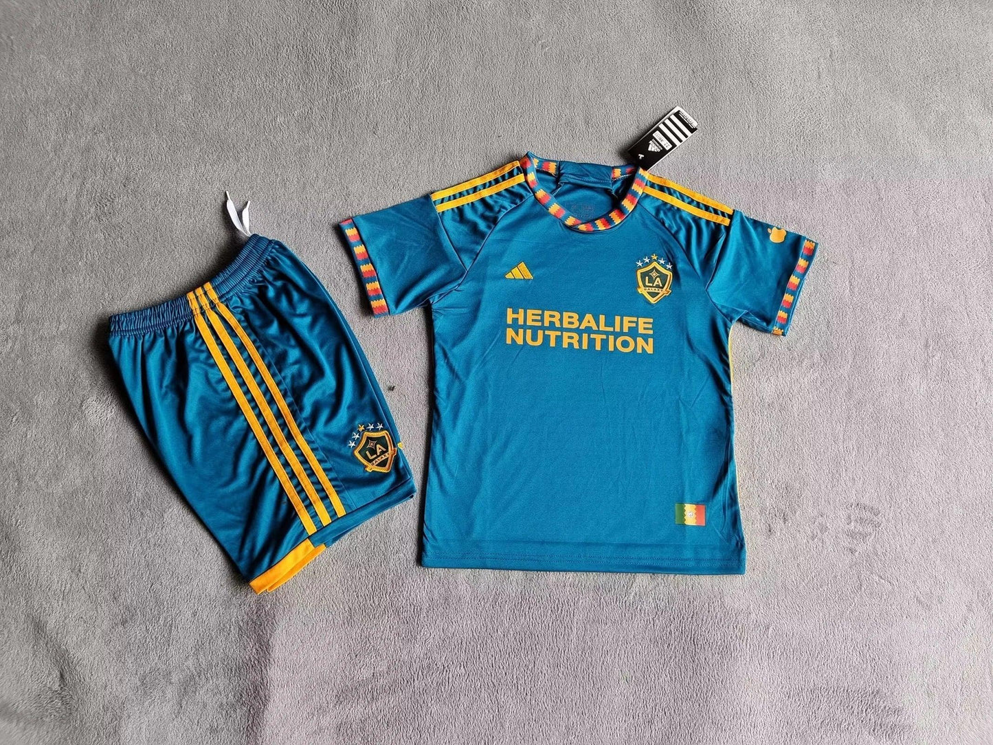 Kit Criança Secundário LA Galaxy 2023/24