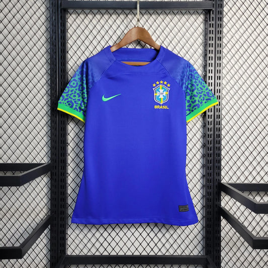 Camisola Secundária Brasil Mulher 2022