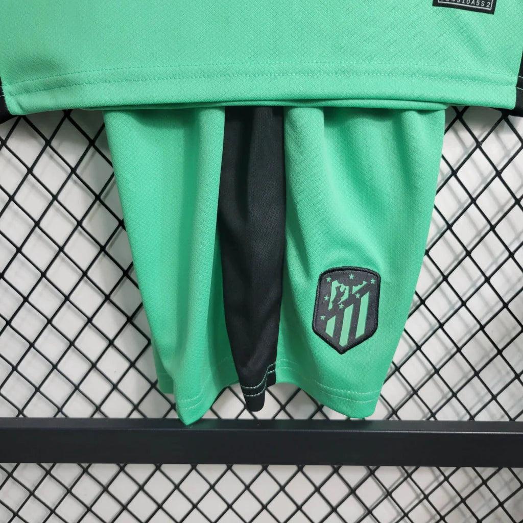 Kit Criança Green Atlético de Madrid 2023/24