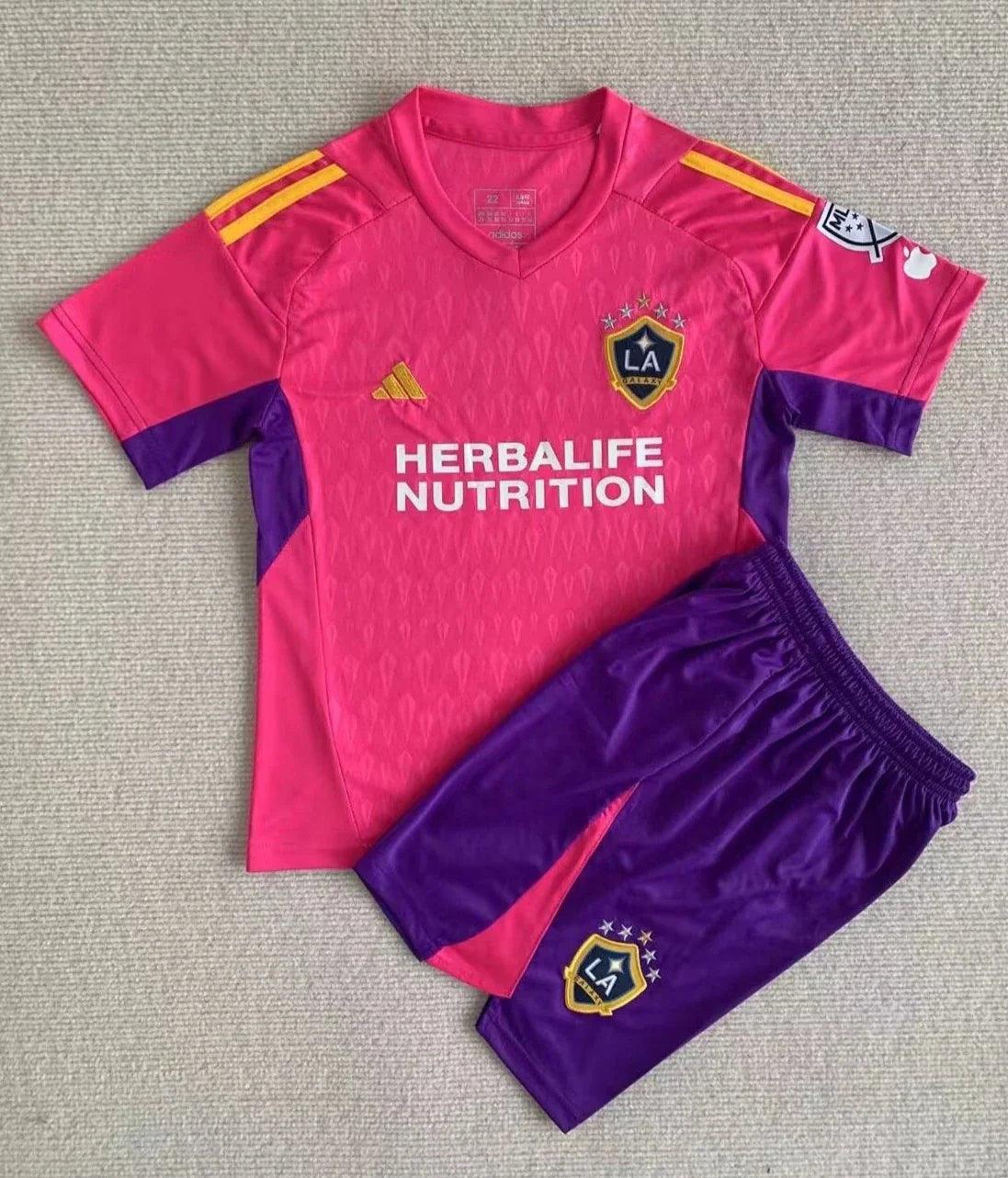 Kit Criança GK Pink LA Galaxy 2023/24