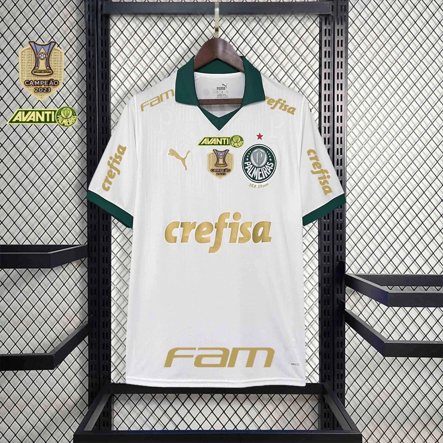 Camisola secundária Palmeiras 2024/25 + all sponsors