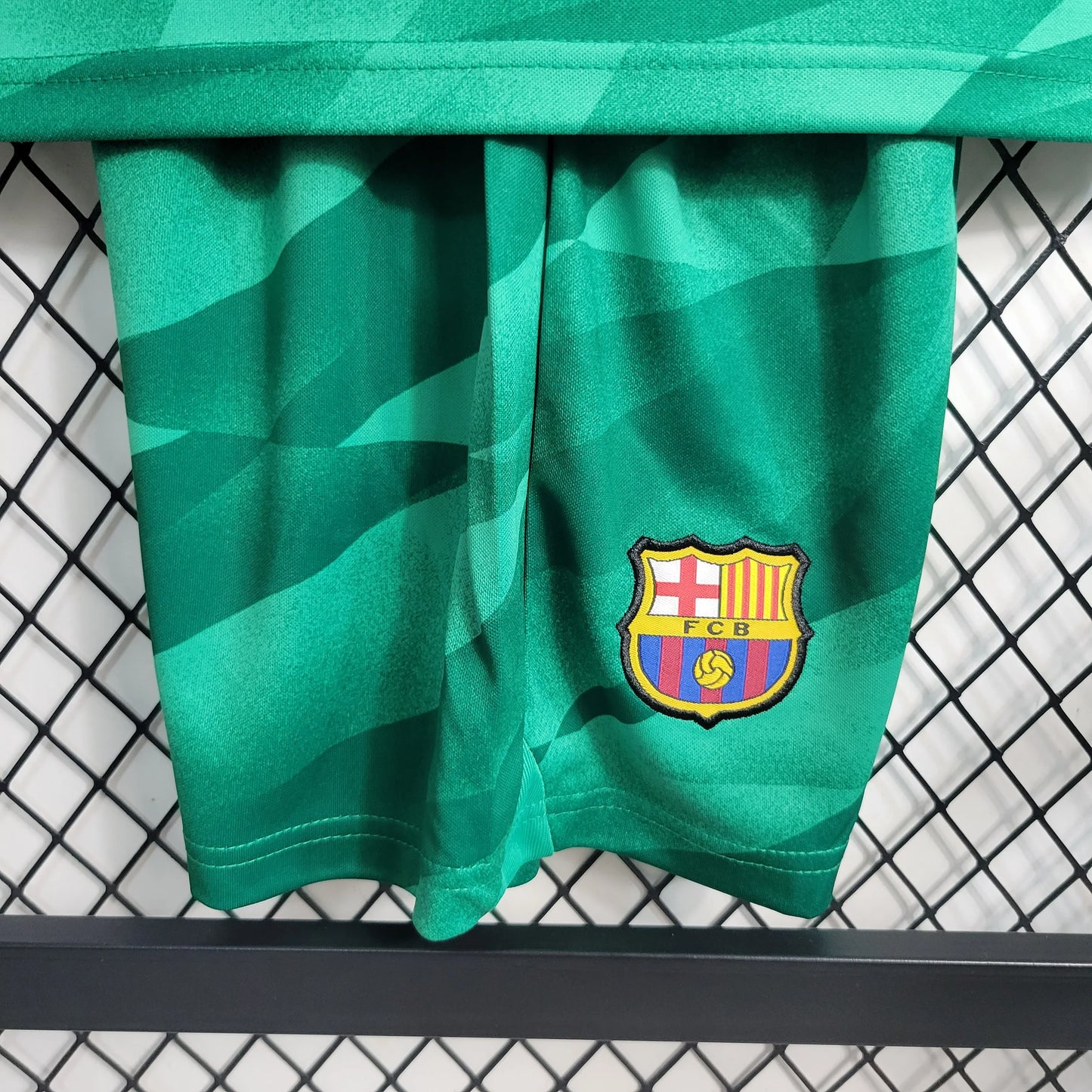 Kit Criança GK Green Barcelona 2023/24