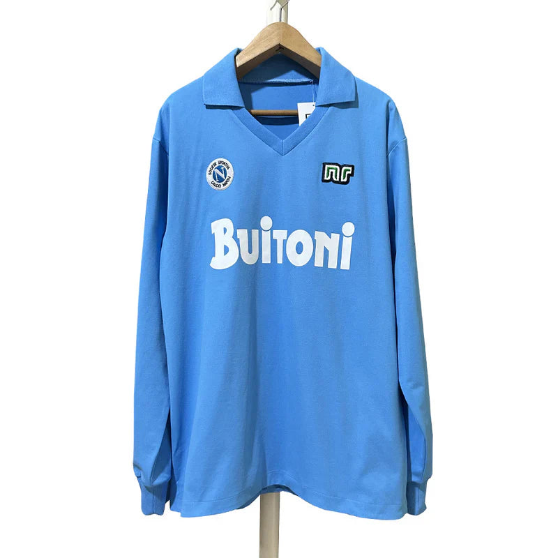 Napoli Home Shirt Long Sleeve 86/87