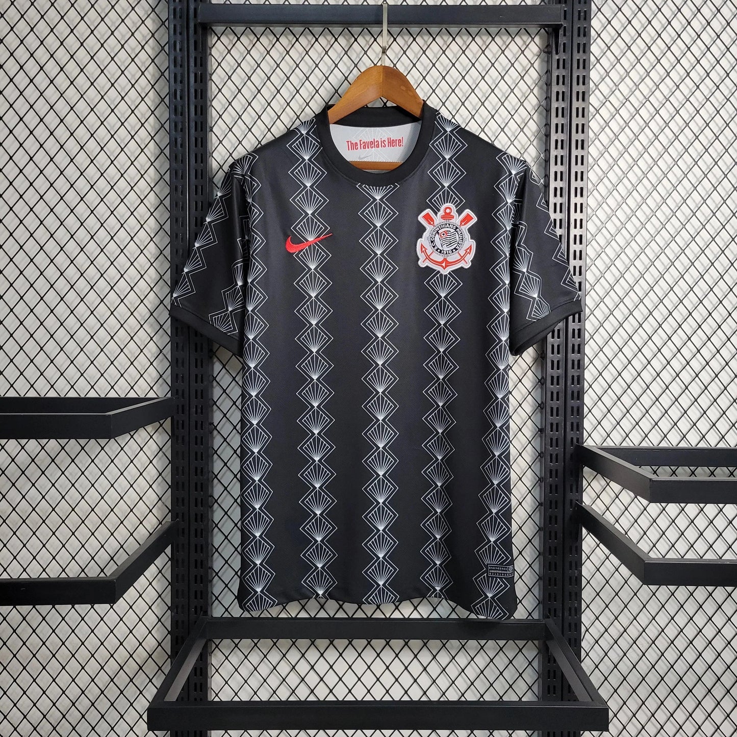 Maillot d'entraînement Corinthians Noir 2023/24 