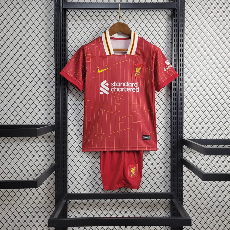 Kit Criança Principal Liverpool 2024/25