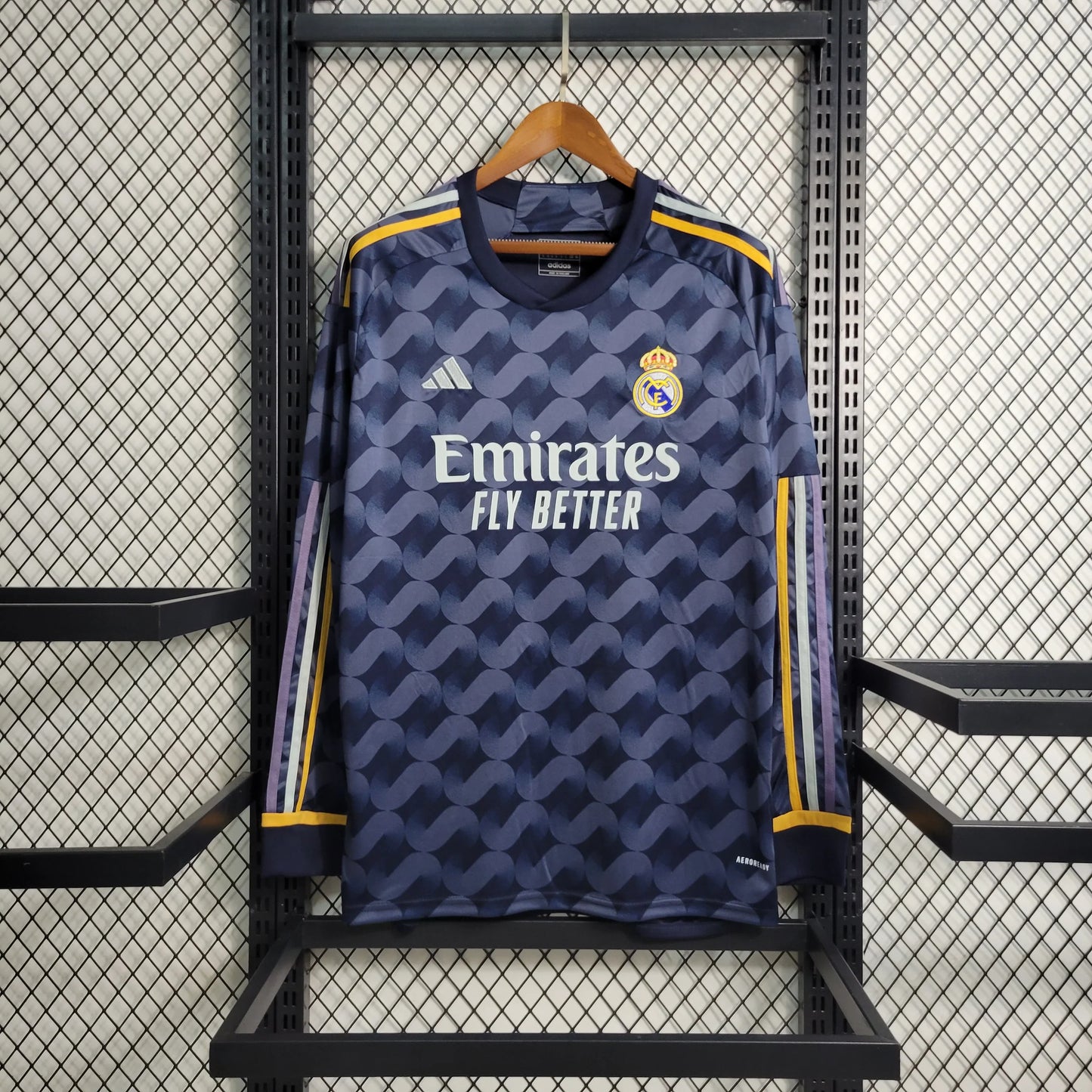 Camisola Secundária Real Madrid 2023/24 Manga Comprida