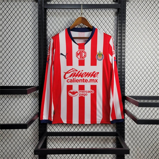 Camisola Principal Chivas USA 2024/25 Manga Comprida