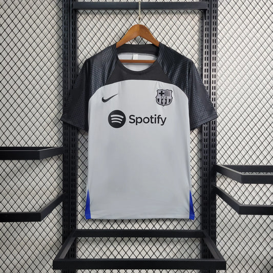 Barcelona Black and Gray 2023/24 Training Shirt