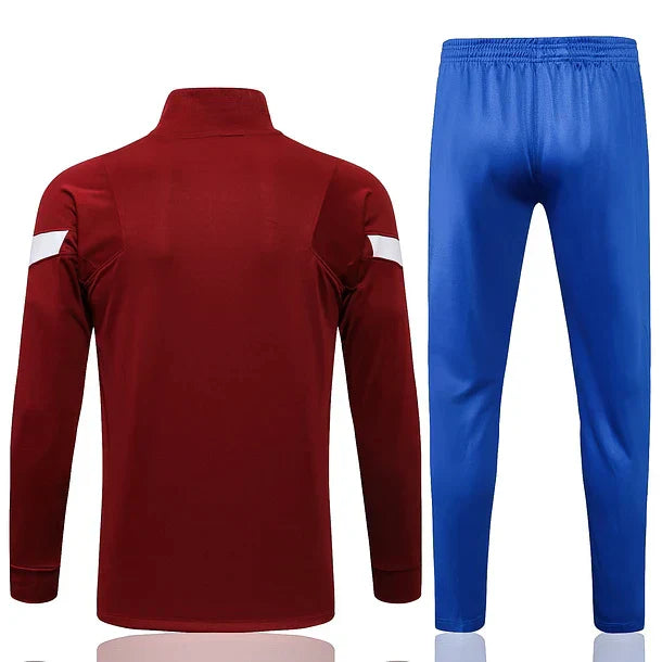 Red and Blue Barcelona 2021/22 Tracksuit