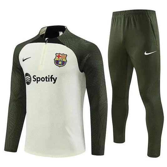 Barcelona Green and White Tracksuit w/shirt 2023/24