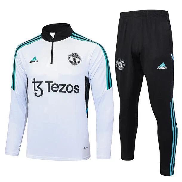 White 2 Manchester United Tracksuit w/shirt 2023/24