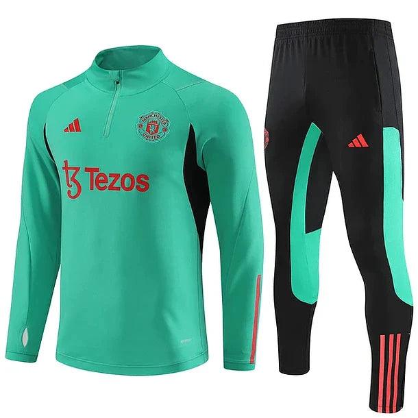 Survêtement avec maillot Manchester United vert 2023/24