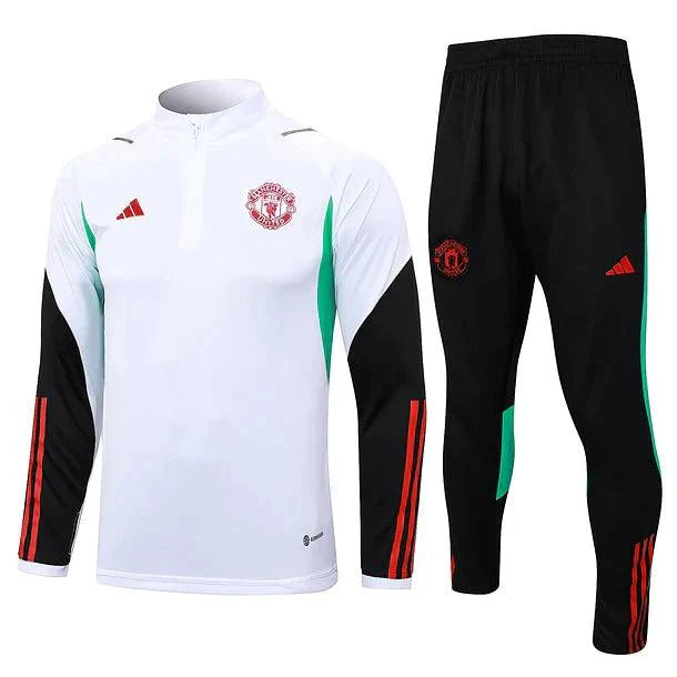 Survêtement avec maillot Manchester United blanc 2023/24