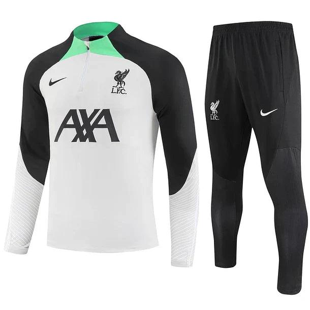 Survêtement et maillot Liverpool blanc 2023/24