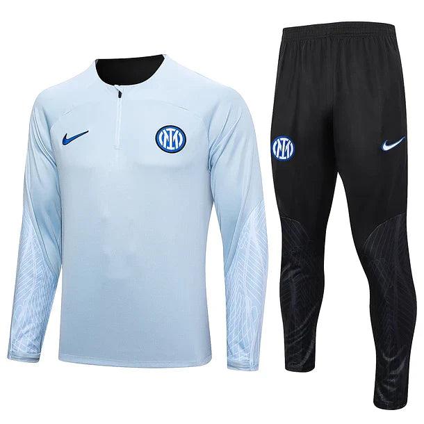 Survêtement blanc avec maillot Inter Milan 2023/24