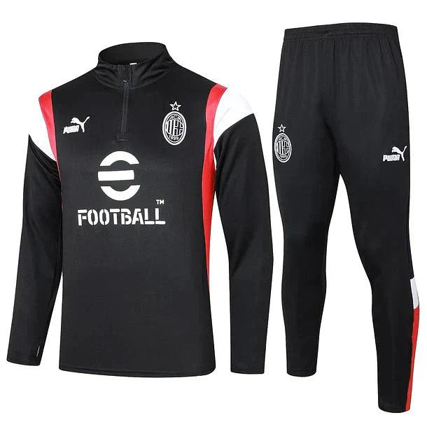 Survêtement avec maillot noir 2 AC Milan 2023/24